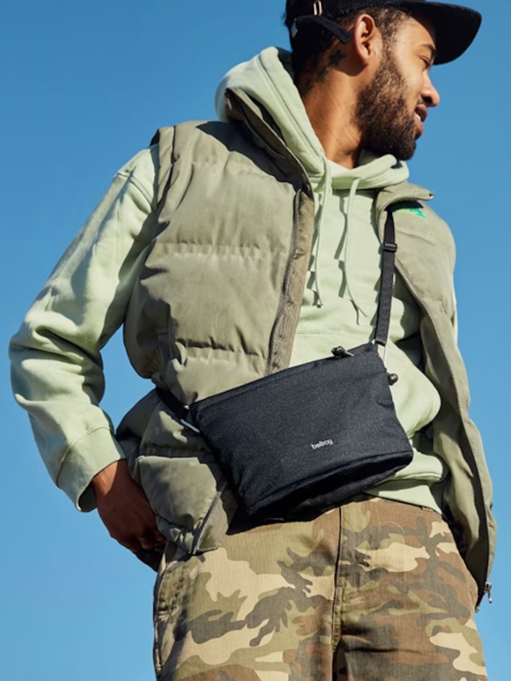 BELLROY NWT Lite Sling Mini Sacoche Spruce Unisex - Picture 2 of 10